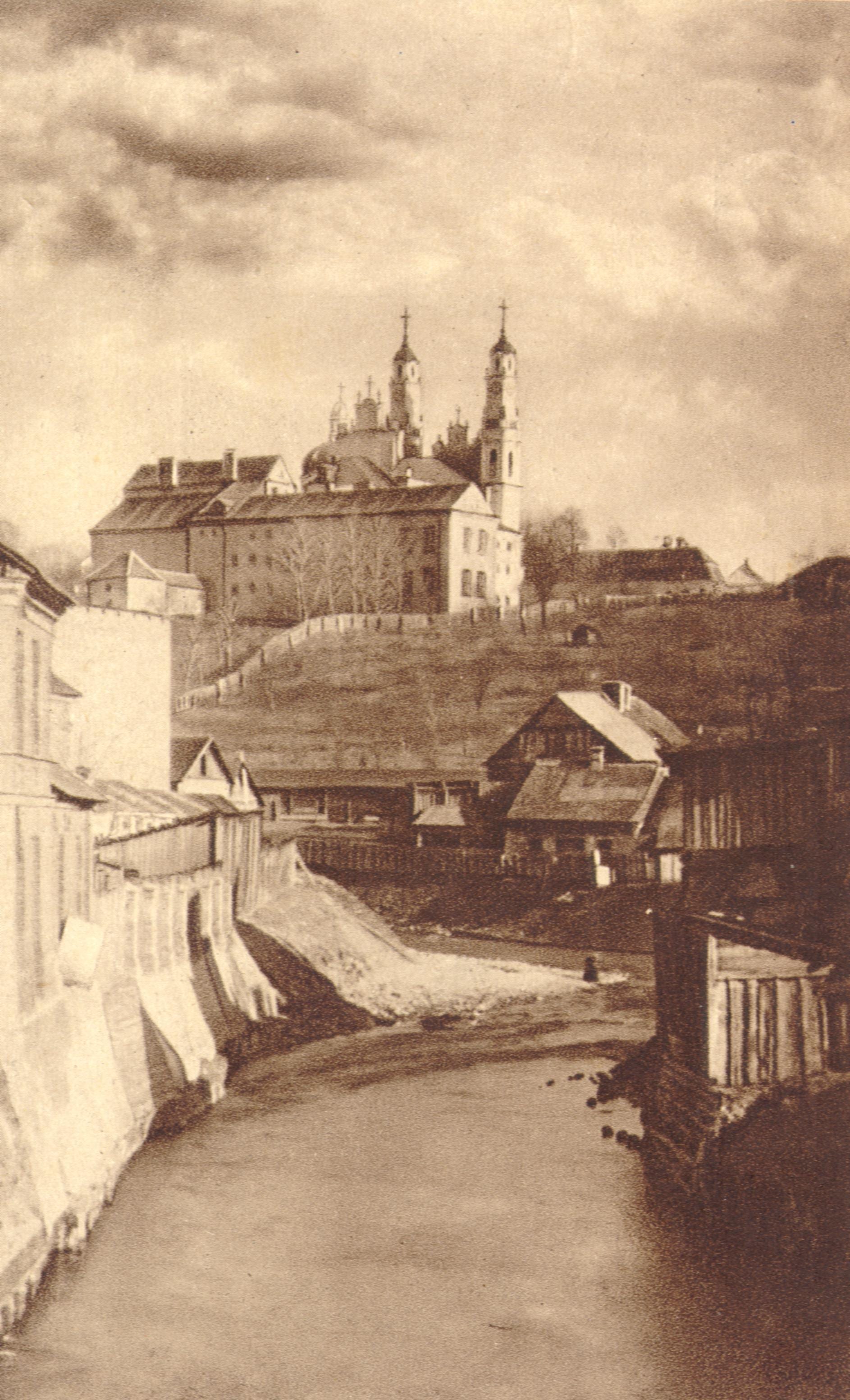 Istorinis Bernardinų panoramos vaizdas.