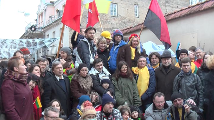 Ukrainietiškos Konstitucijos lentos atidengimas.