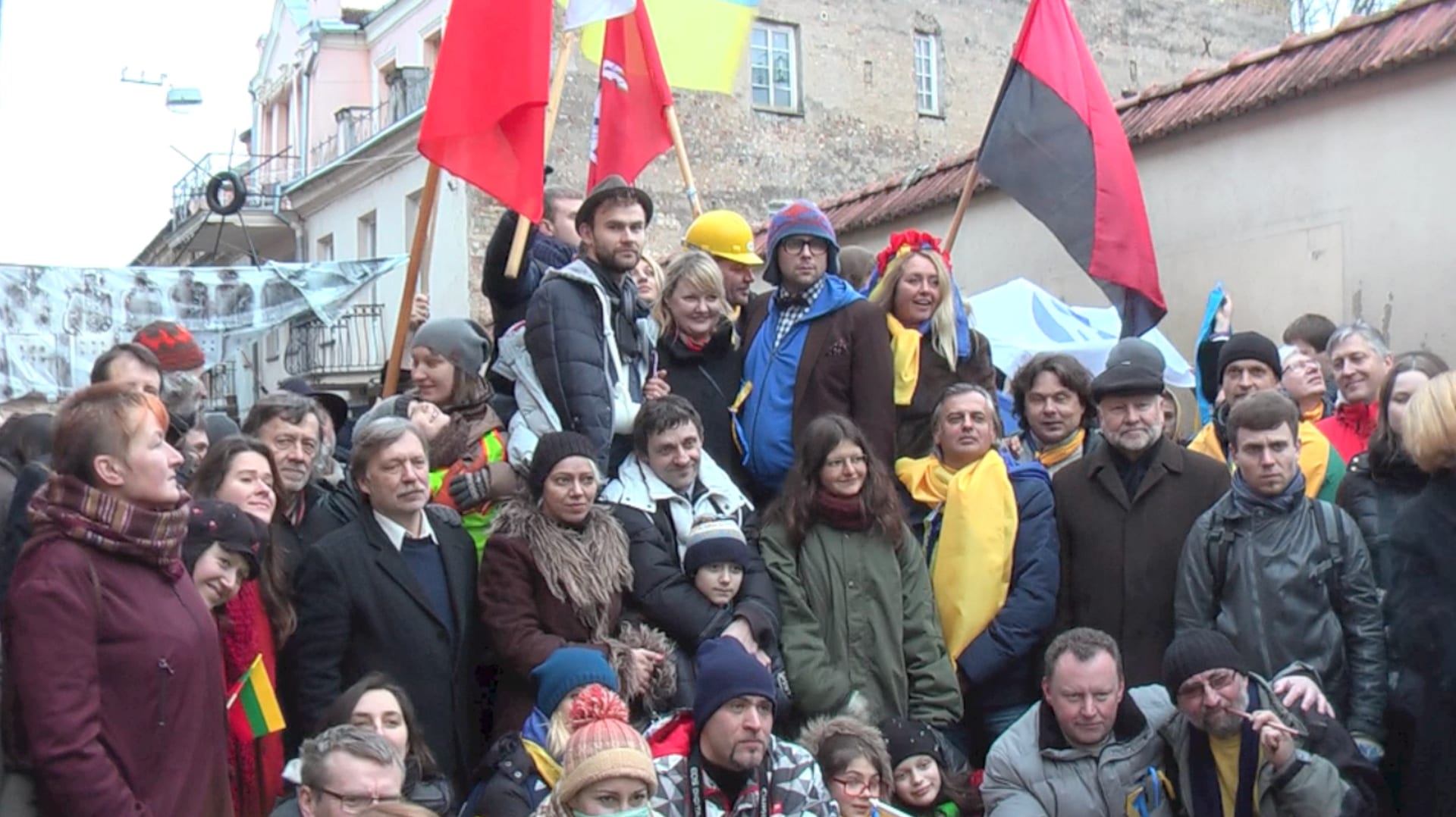 Ukrainietiškos Konstitucijos lentos atidengimas.
